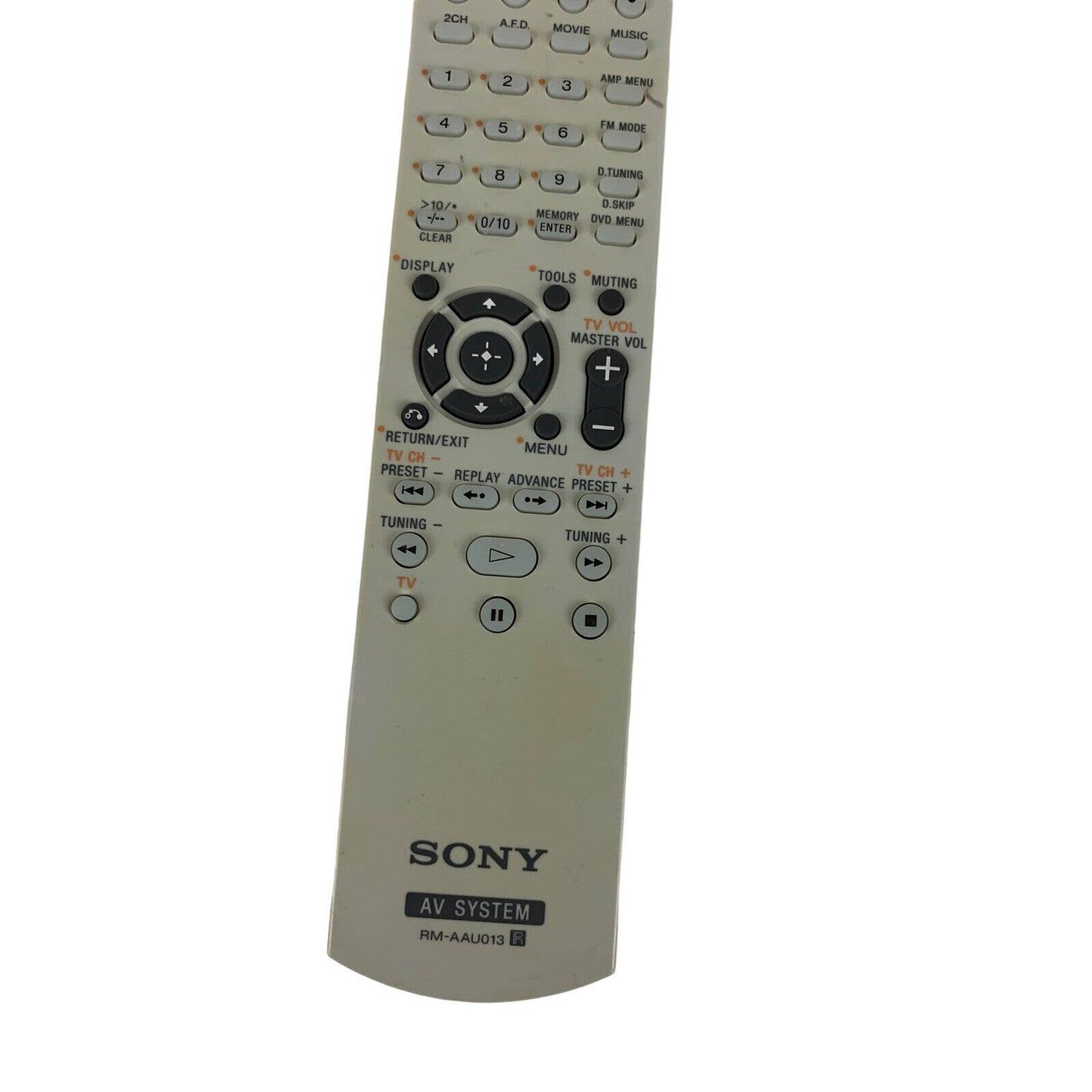 Sony RM-AAU013 OEM Original AV System Replacement Remote Control Tested