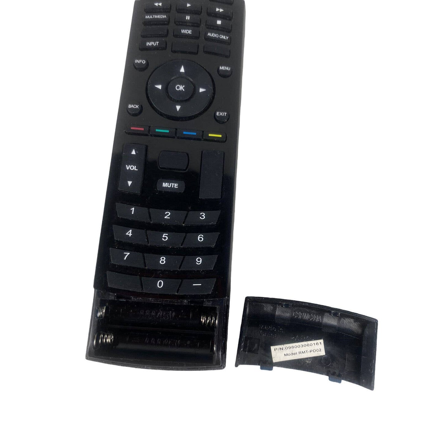 JVC RMT-PD02 098003060161 Keyboard TV Television Remote Control