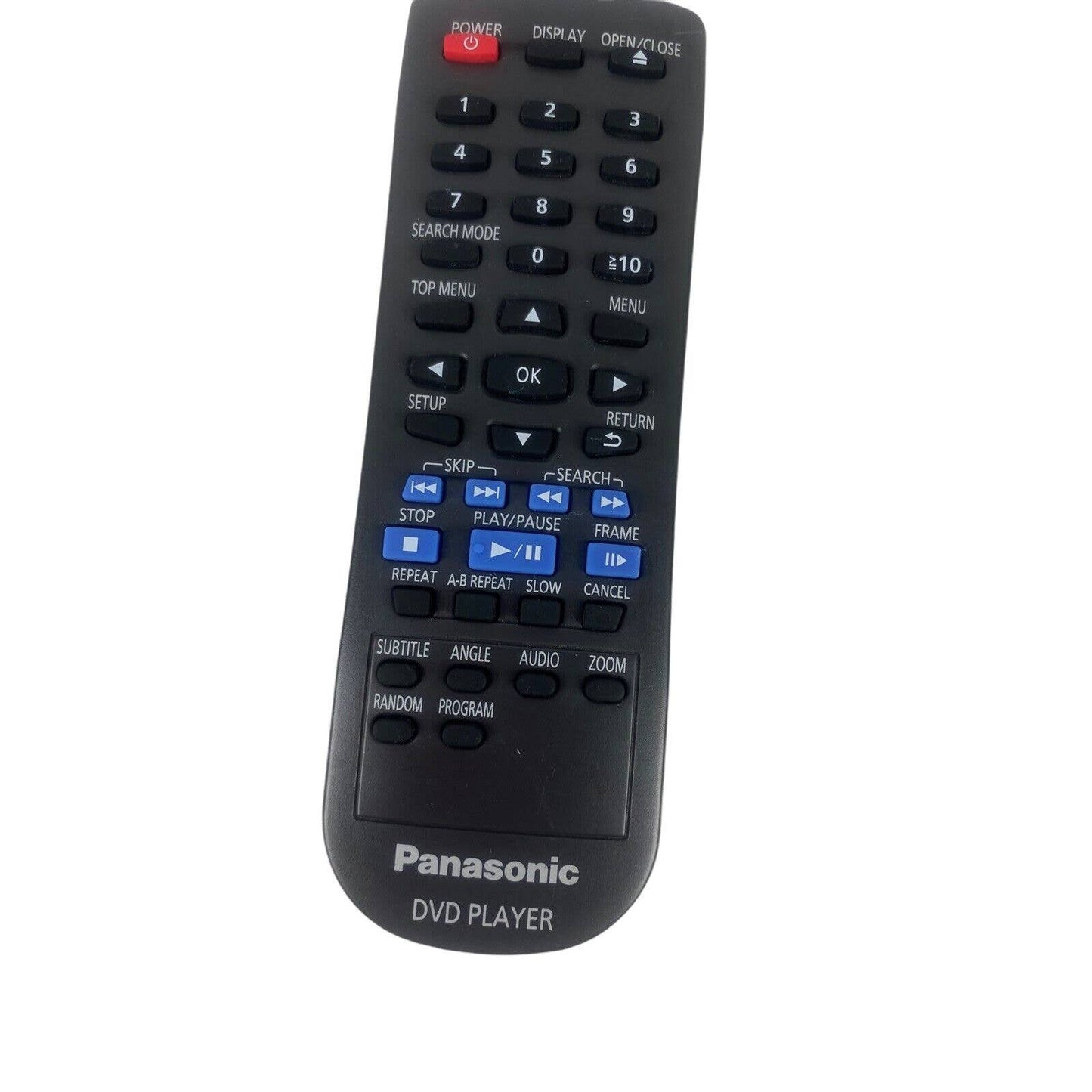 Panasonic N2QAJA000001 DVD Player Replacement Remote Control