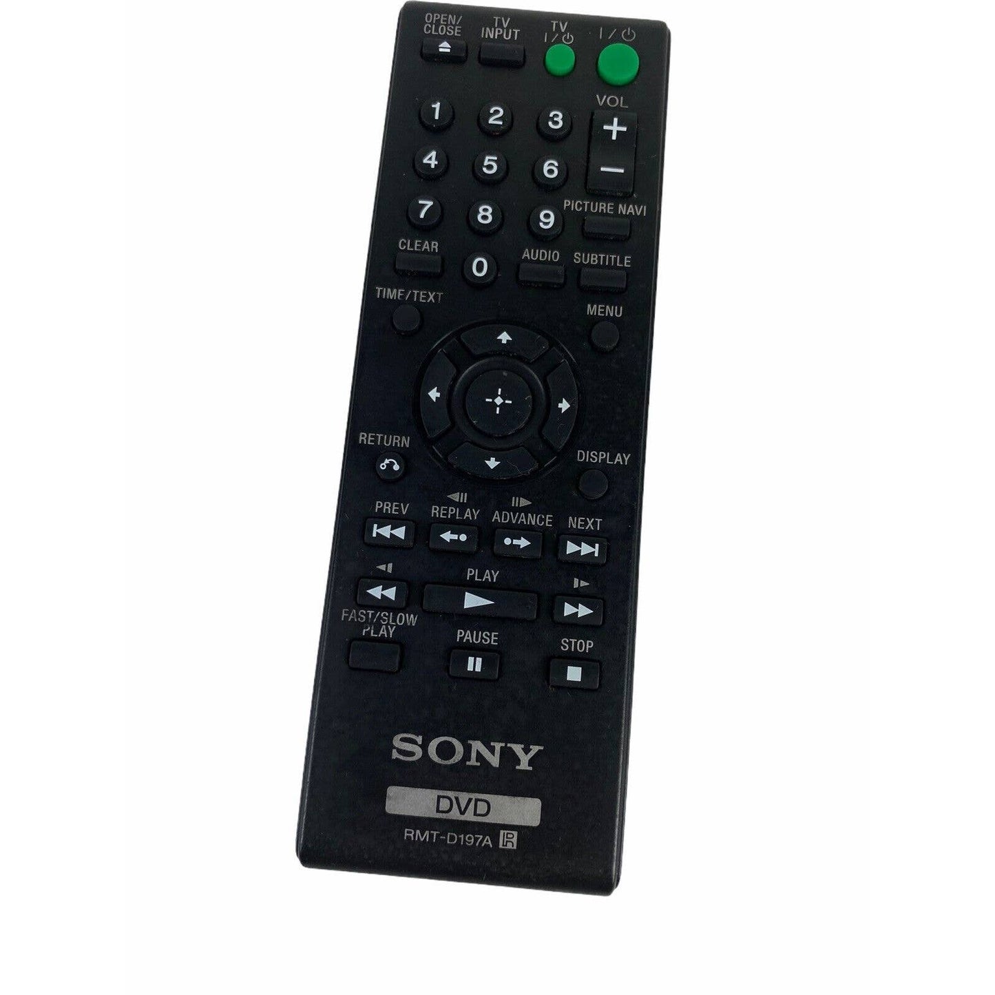 Sony RMT-D197A DVD Player Replacement Remote Control