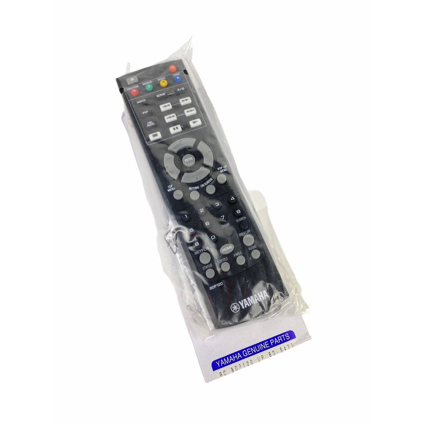 NEW Yamaha ZE278800 BDP120 Blu-Ray Replacement Remote Control Black