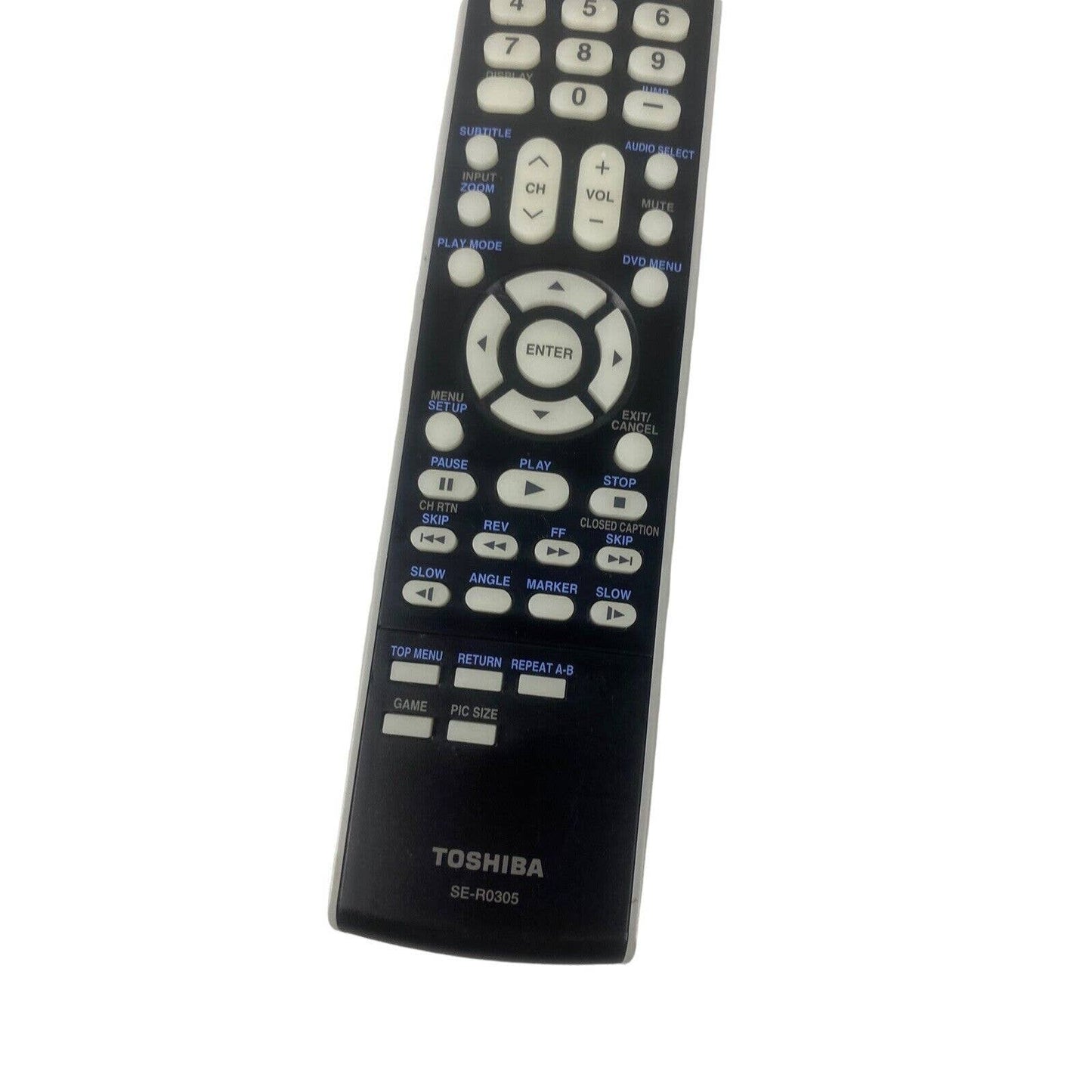 Toshiba SE-R0305 TV DVD Replacement Remote Control