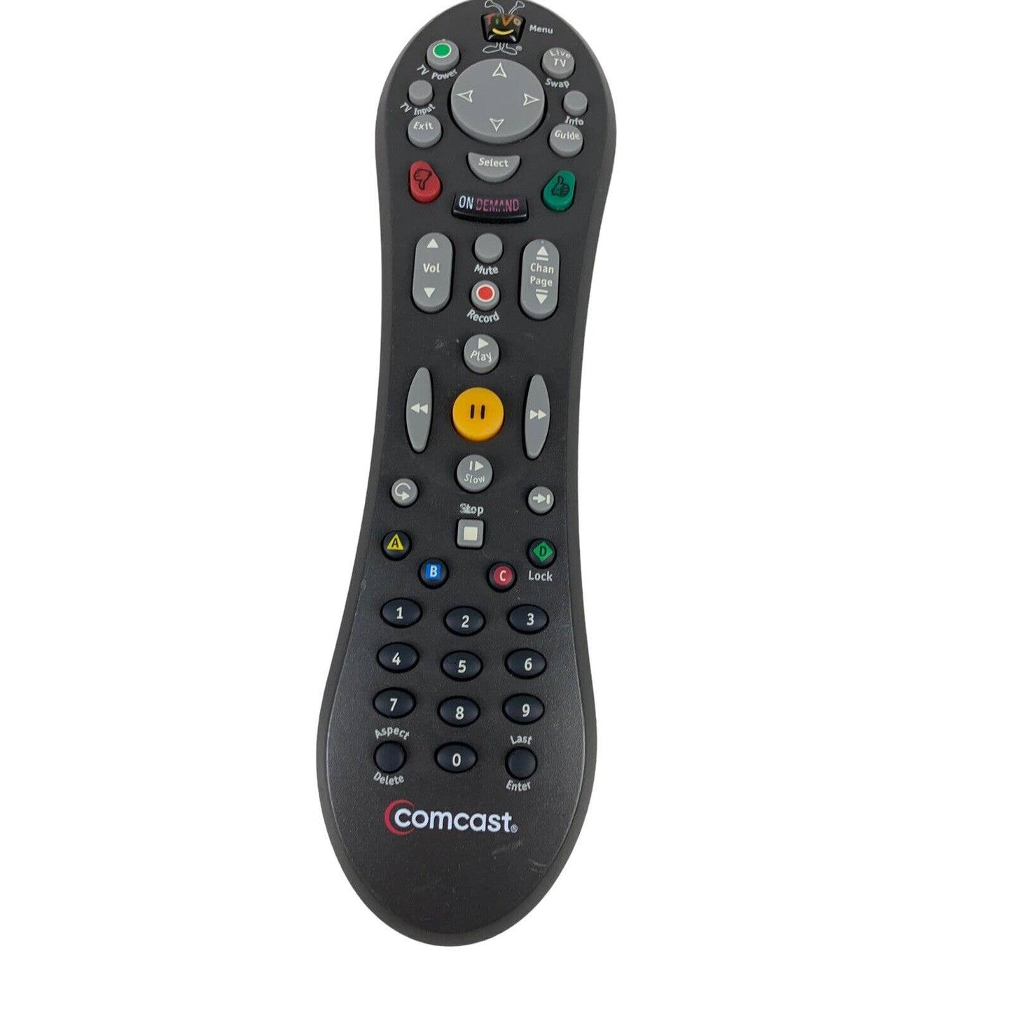 TiVo SMLD-00040-000 Comcast OEM Original Peanut Replacement Remote Control Gray