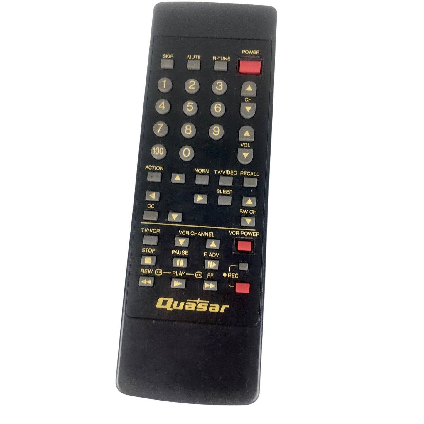 Quasar EUR50728 VCR Replacement Remote Control