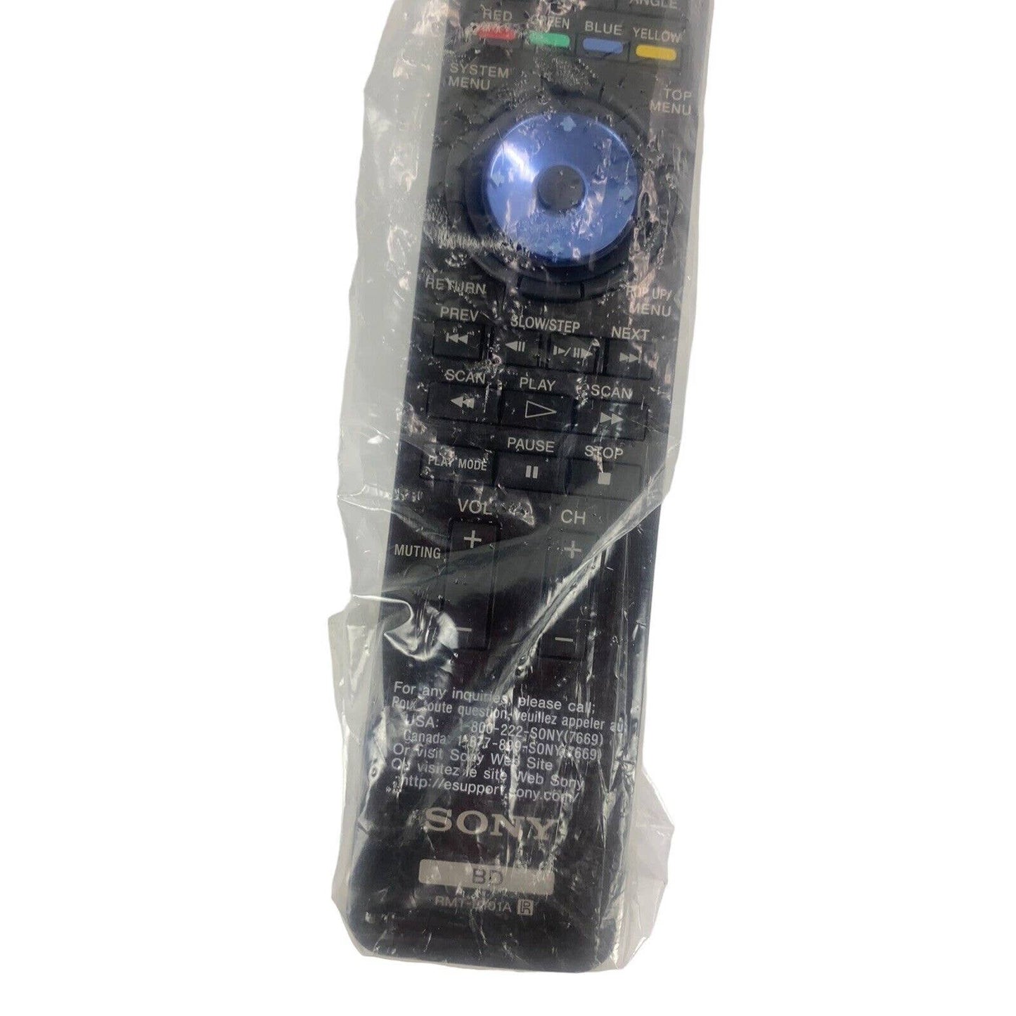 NEW Sony RMT-B101A Blu-Ray Player Replacement Remote Control