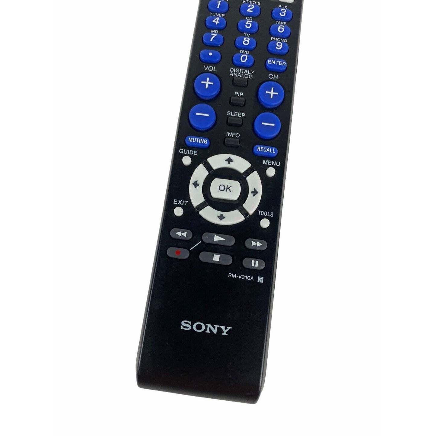 Sony RM-V310A TV DVD VCR Replacement Remote Control