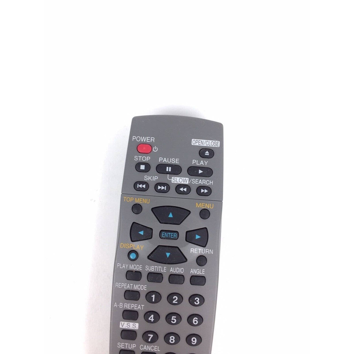 NEW Panasonic VEQ2392 DVD Player Replacement Remote Control Gray