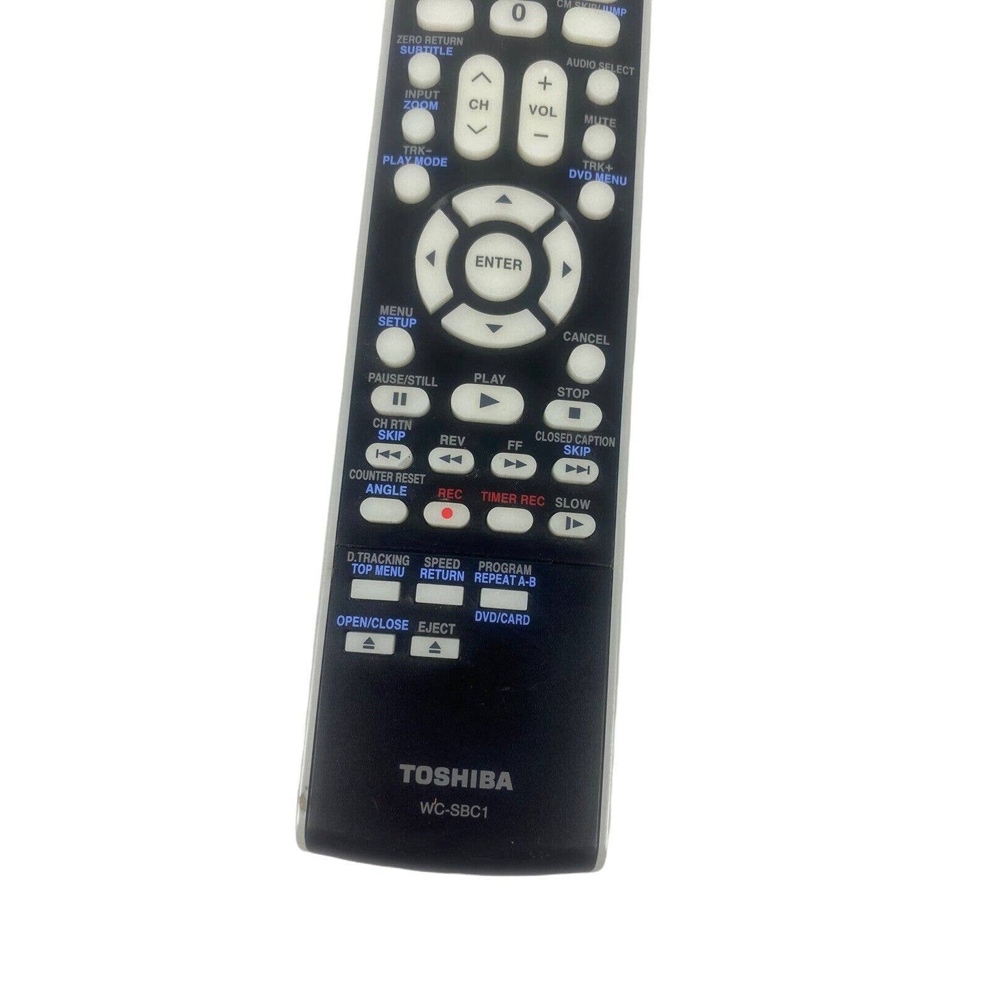 Toshiba WC-SBC1 TV VCR DVD Replacement Remote Control