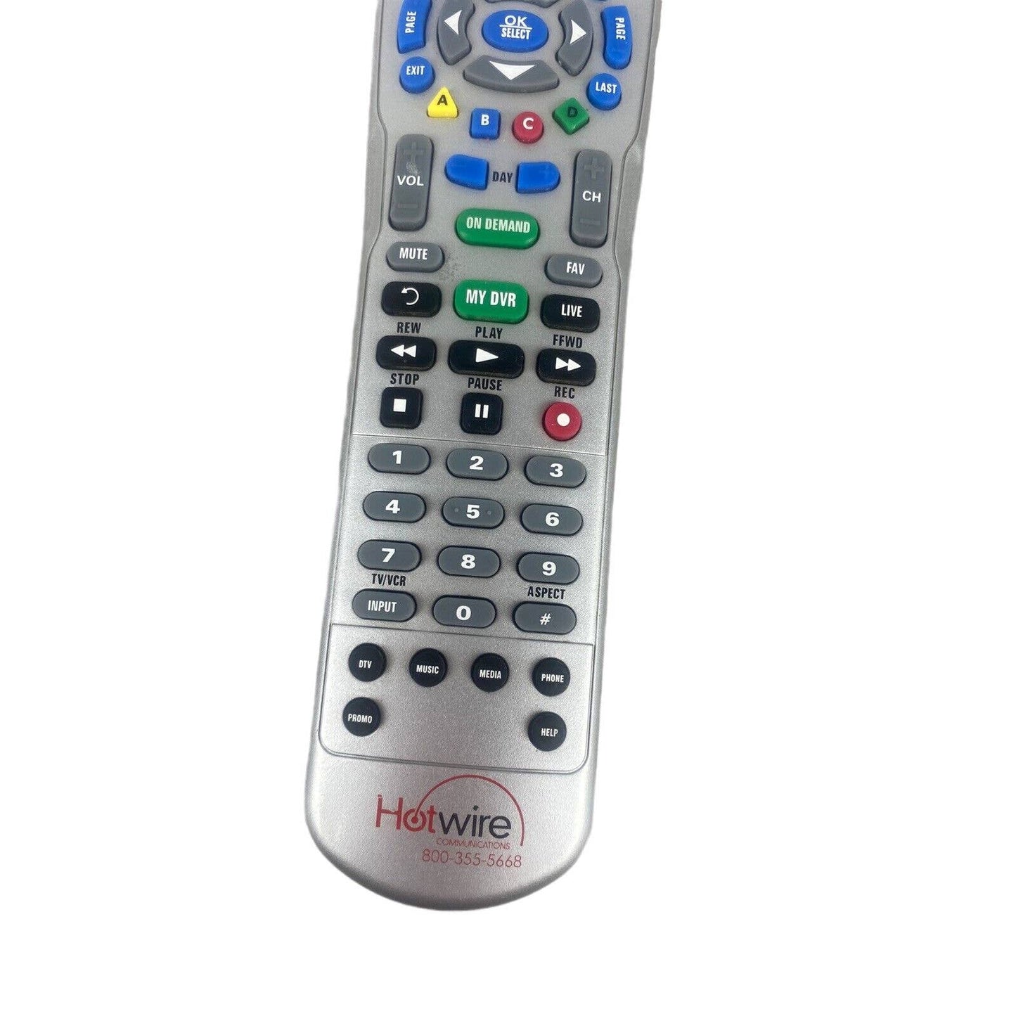 Hotwire 1060ABC1 Universal Cable TV Television Remote Control