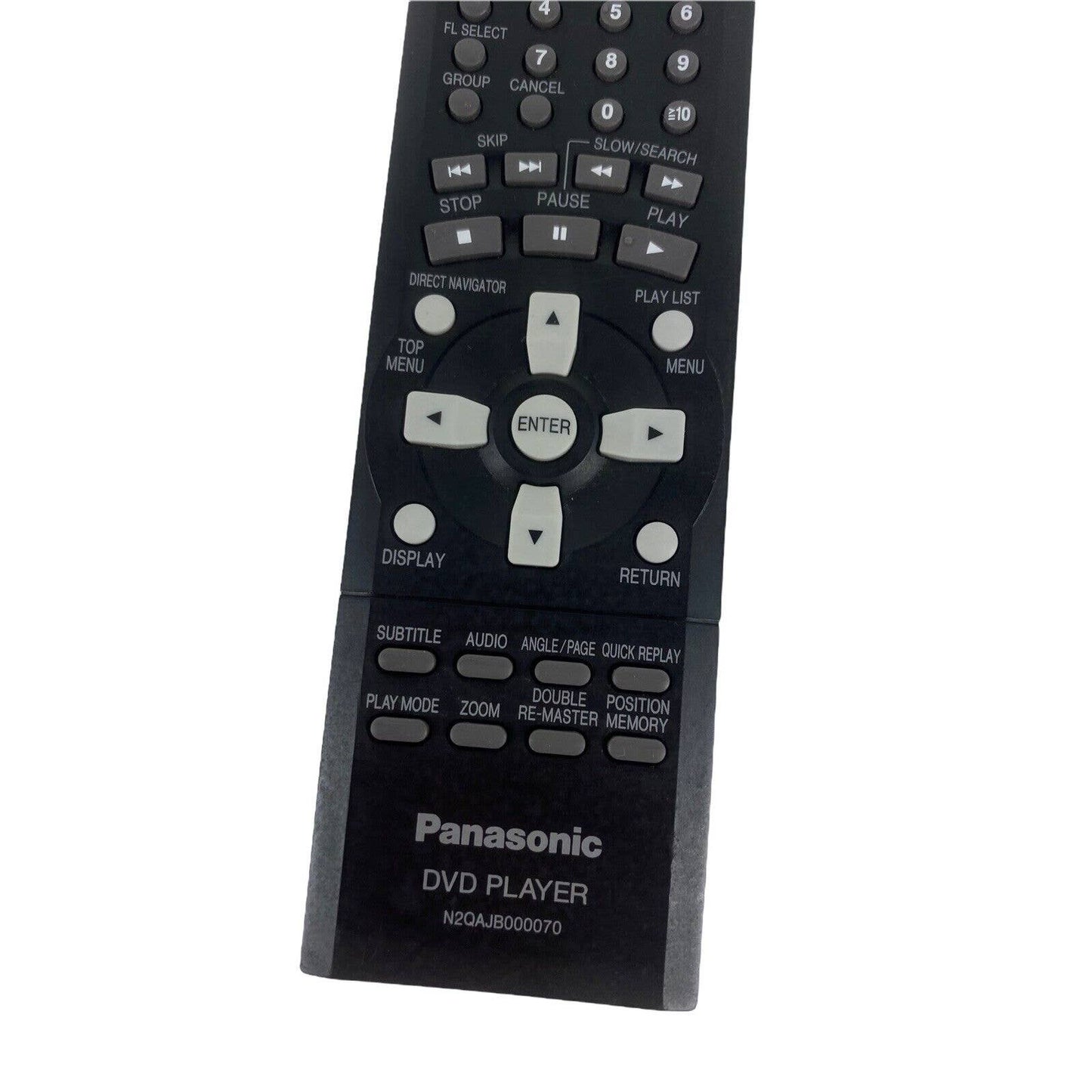 Panasonic N2QAJB00070 DVD Player Replacement Remote Control