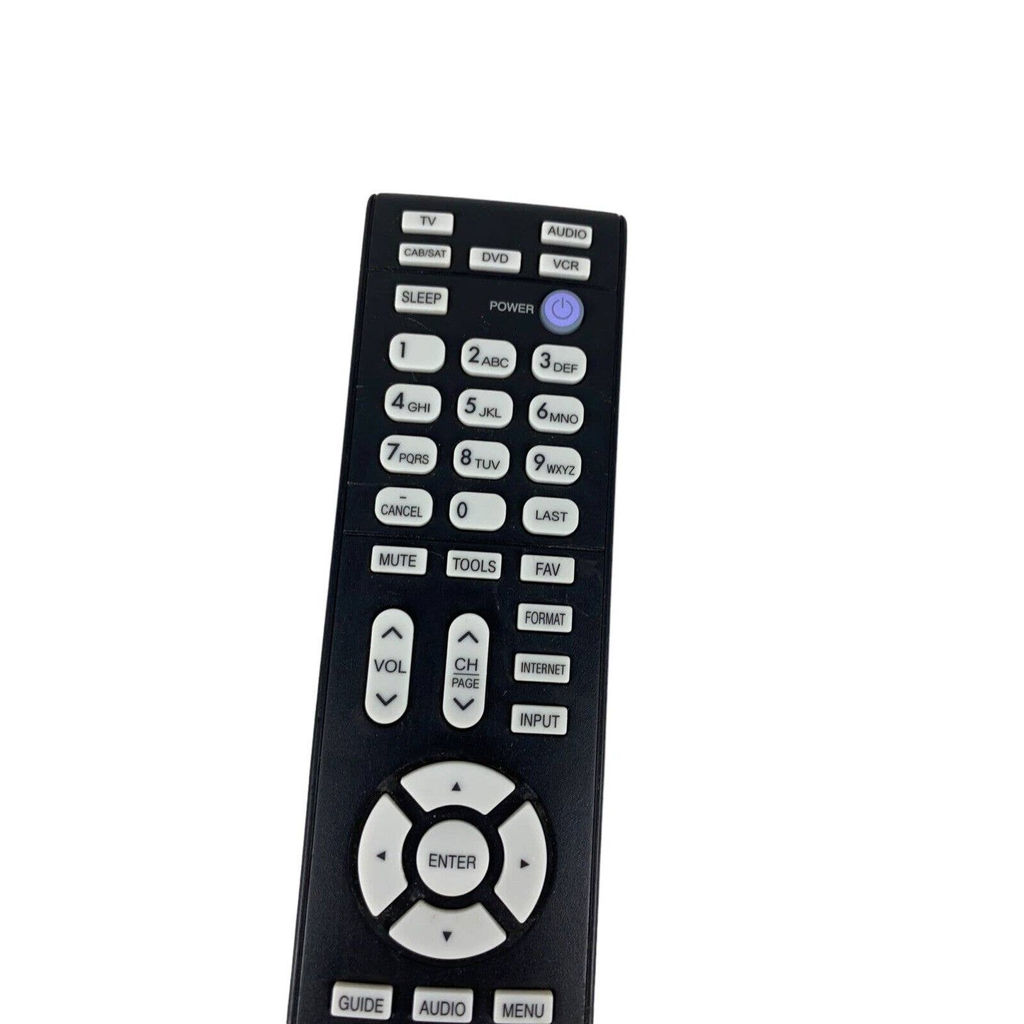 Mitsubishi 3339BC0-000-R OEM Original TV DVD VCR Remote Control Tested Black