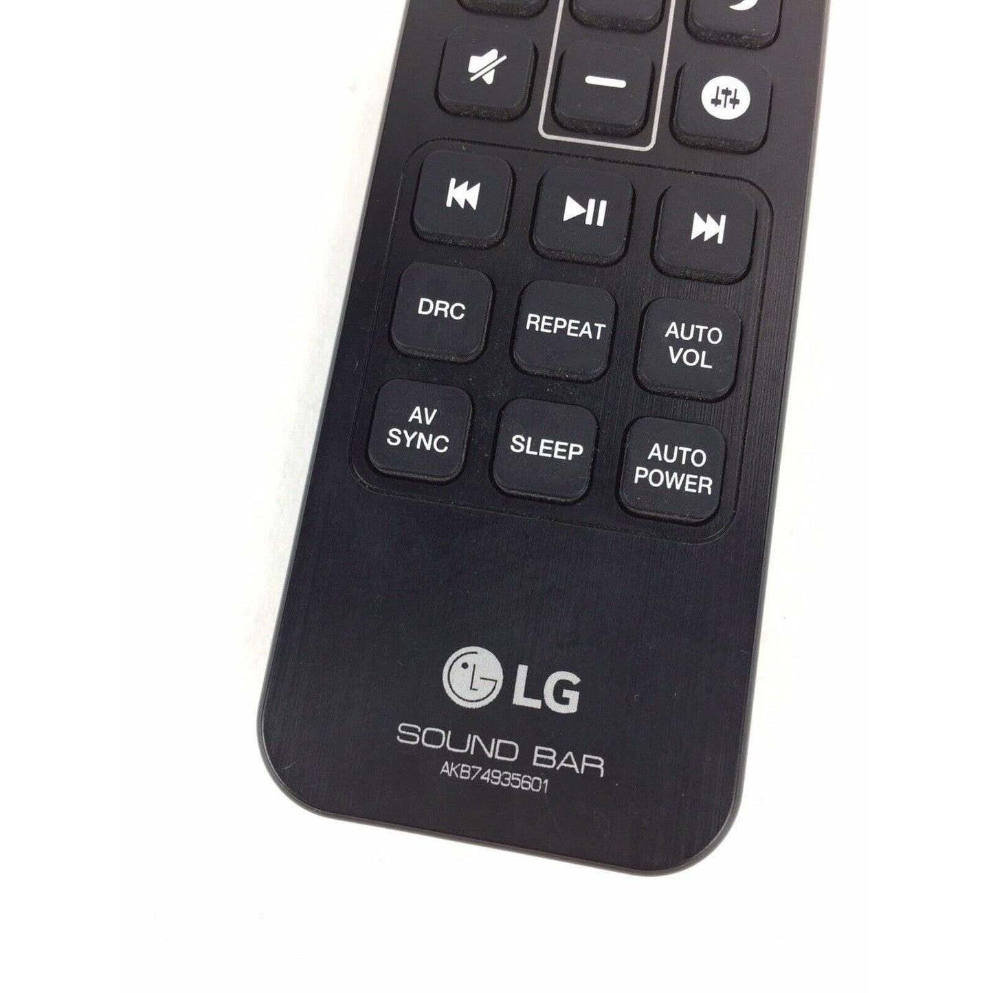 LG AKB74935601 Sound Bar Replacement Remote Control Tested Black