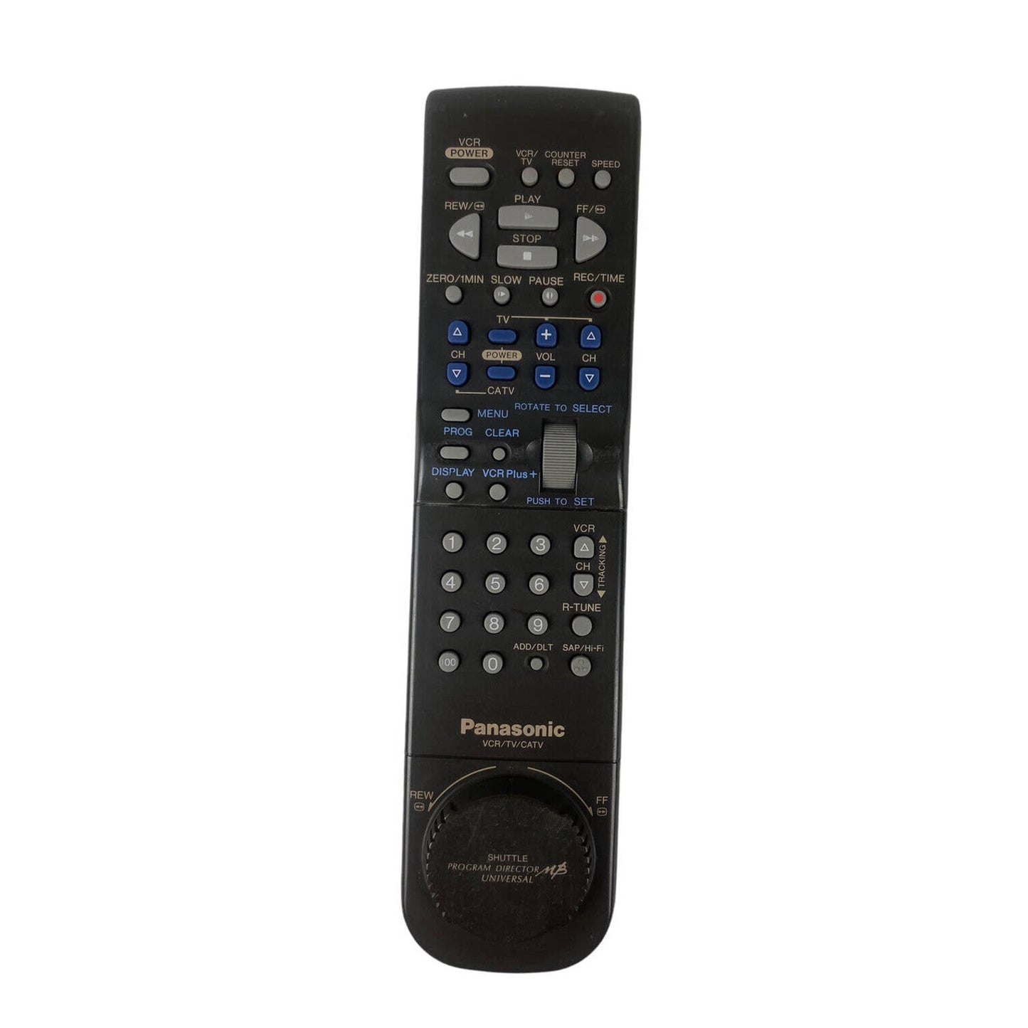 Panasonic VSQS1464 VCR TV CATV Replacement Remote Control