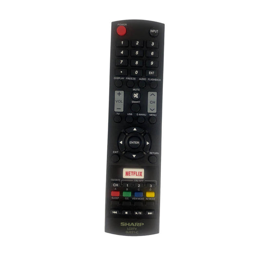 Sharp GJ221-C TV Television Replacement Remote Control