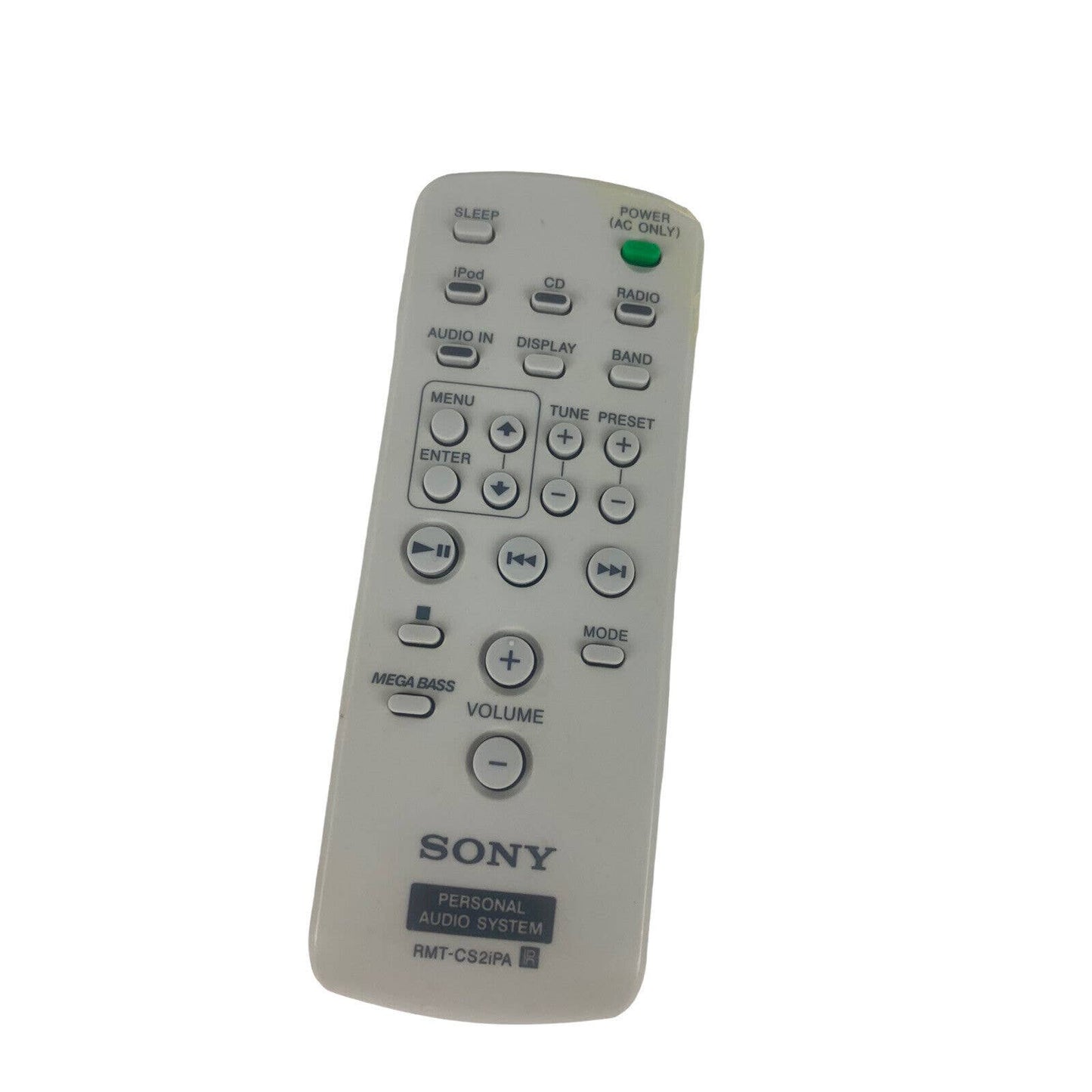 Sony RMT-CS2iPA Audio System Replacement Remote Control