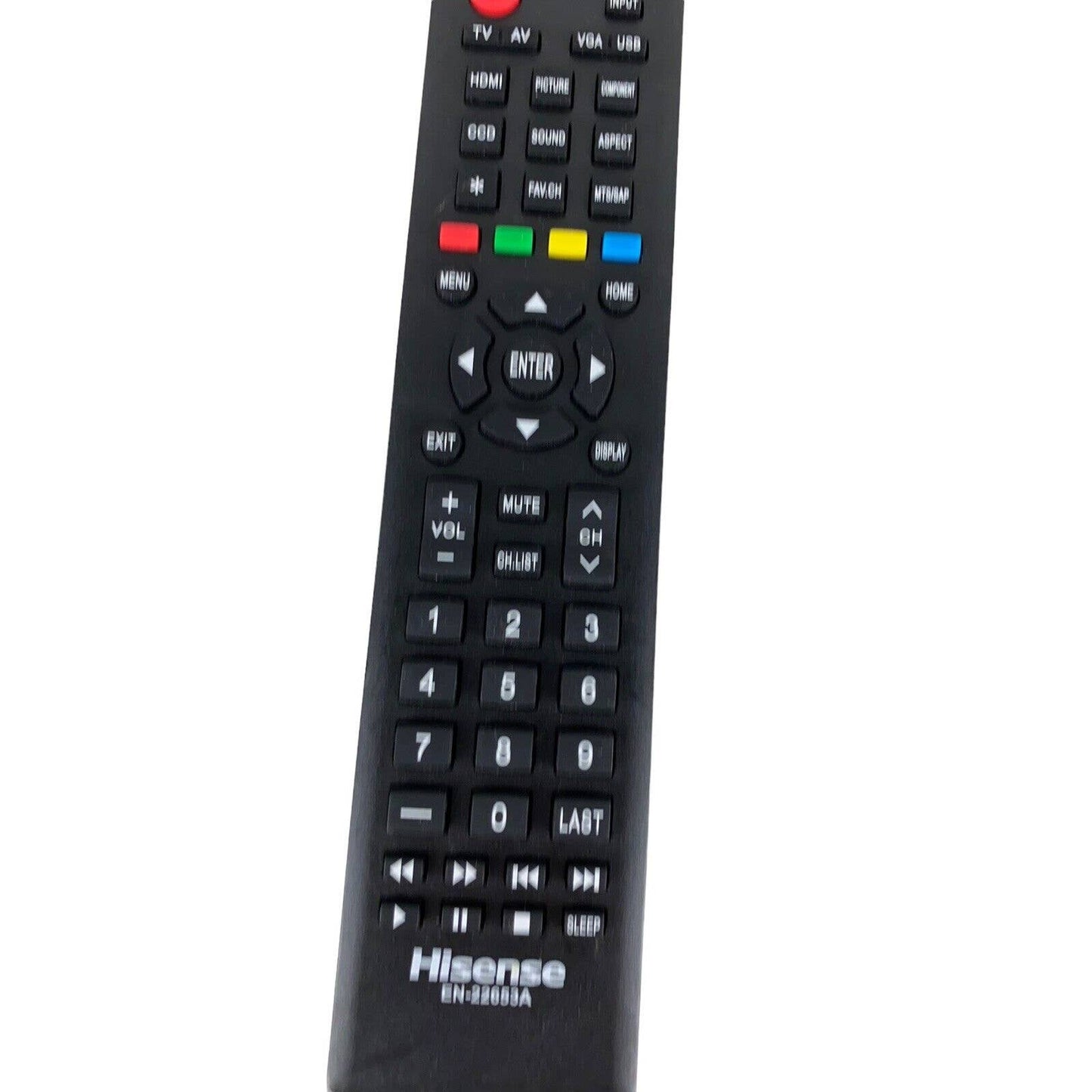 Hisense EN-22653A OEM Original TV Television Replacement Remote Control Black