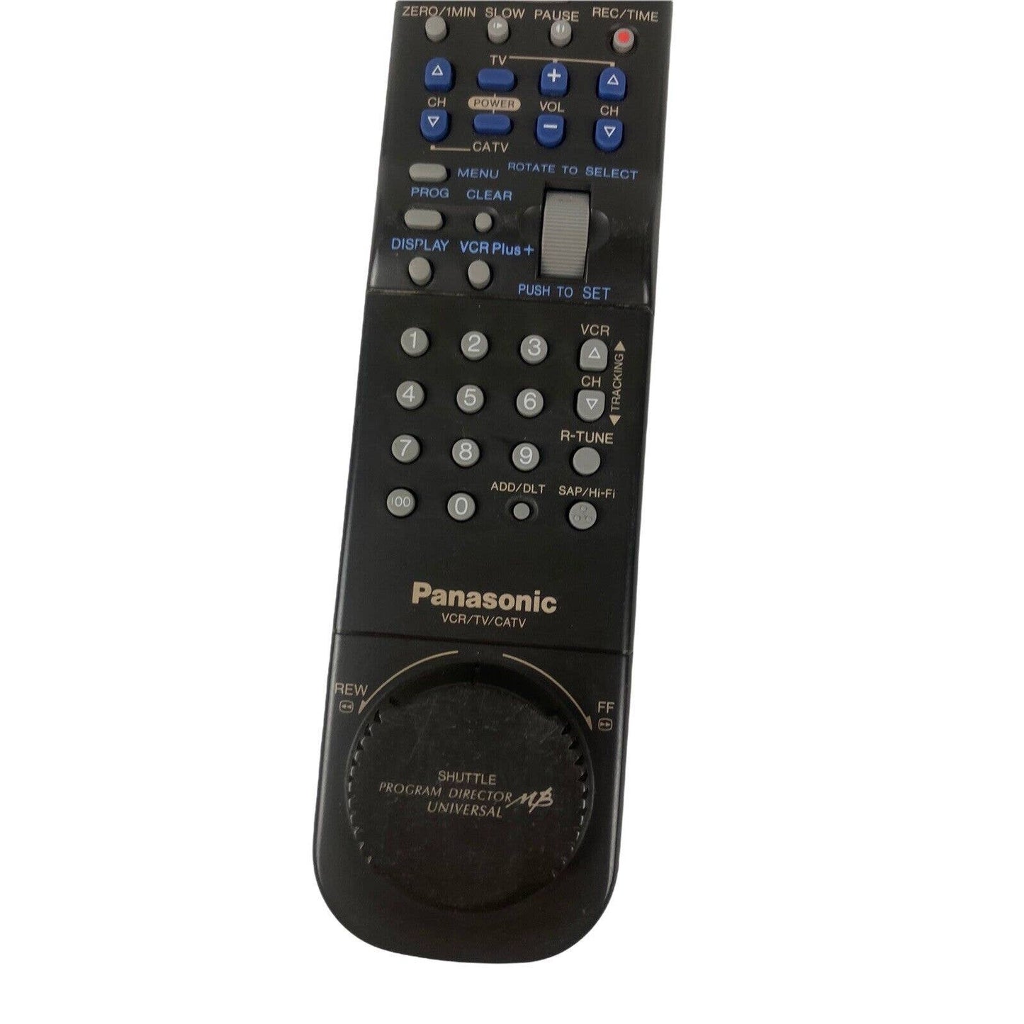 Panasonic VSQS1464 VCR TV CATV Replacement Remote Control