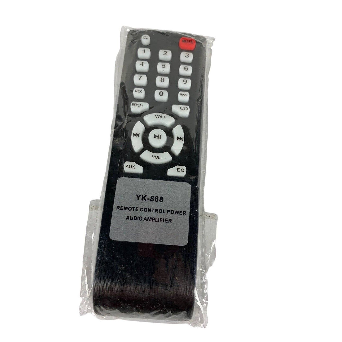 NEW YK-888 Audio Amplifier Replacement Remote Control Black Gray