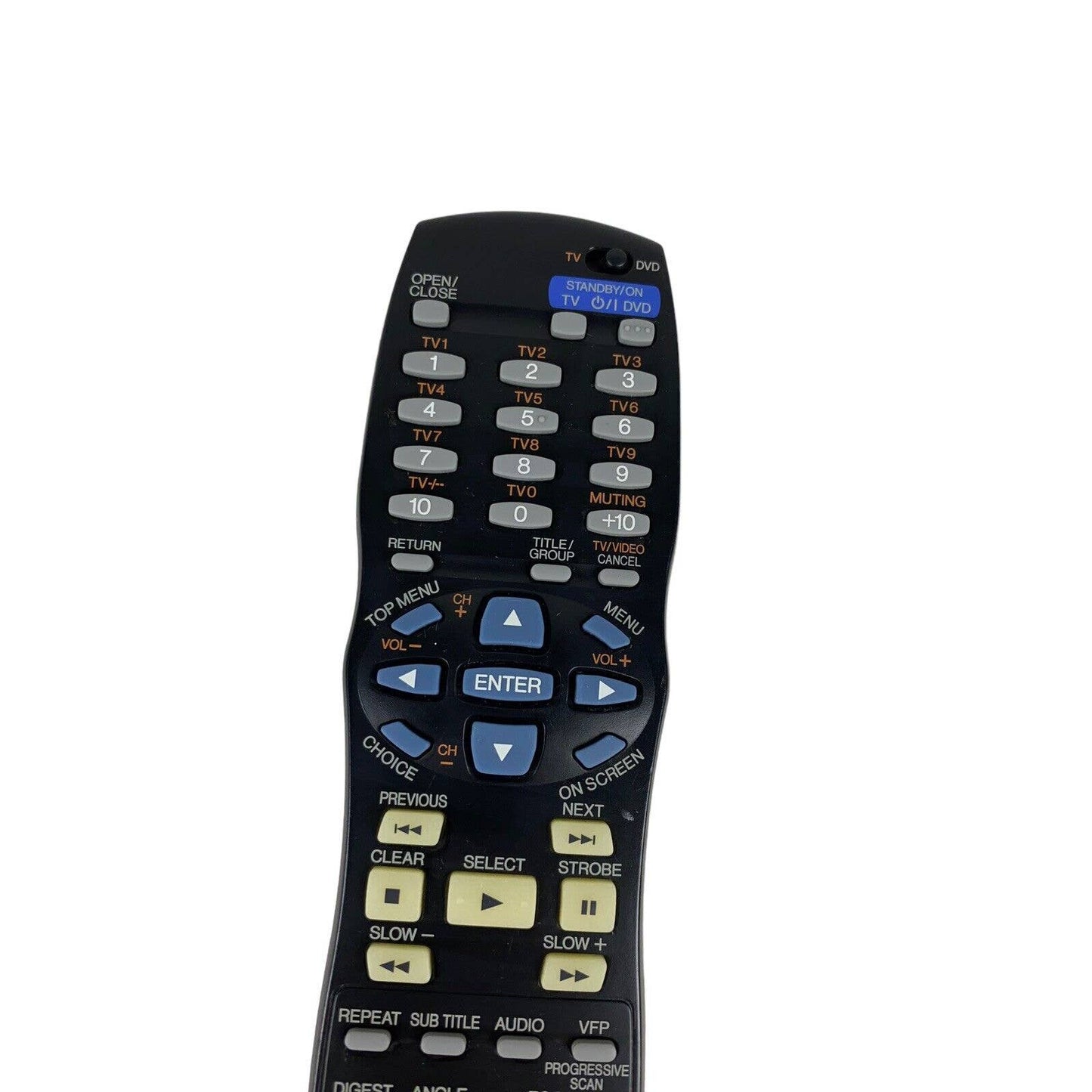 JVC RM-SXV008J OEM Original TV DVD Replacement Remote Control Tested Black