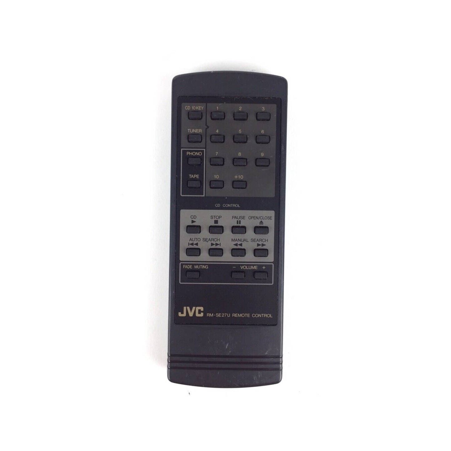 JVC RM-SE27U OEM Original Stereo Replacement Remote Control Tested Black