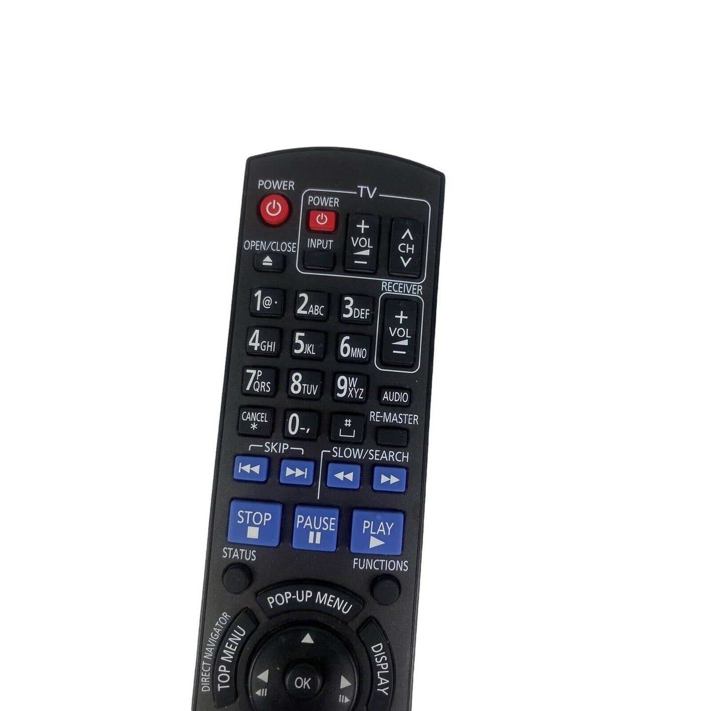 Panasonic N2QAYB00378 Blu-Ray Player Replacement Remote Control