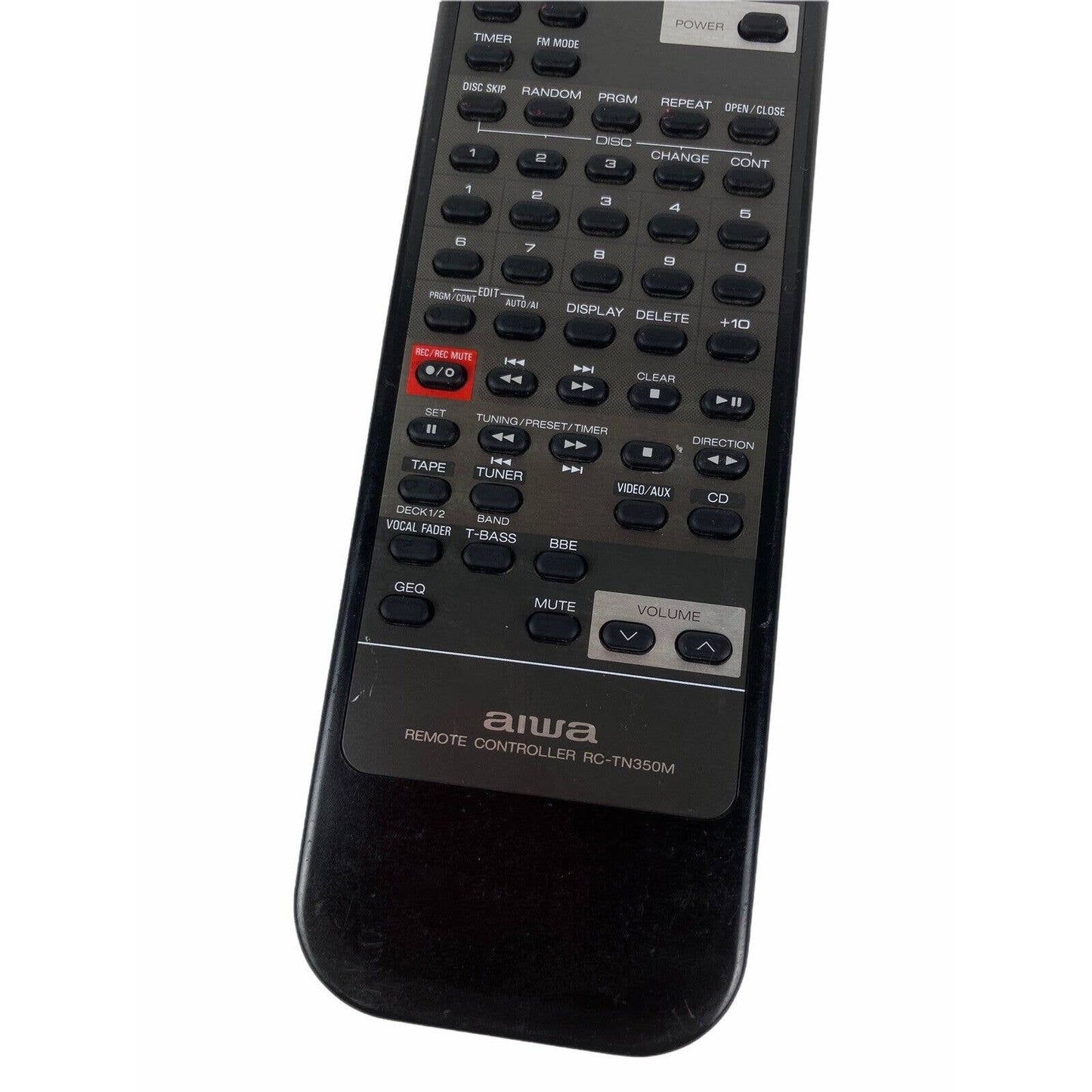 Aiwa RC-TN350M CD Audio Replacement Remote Control