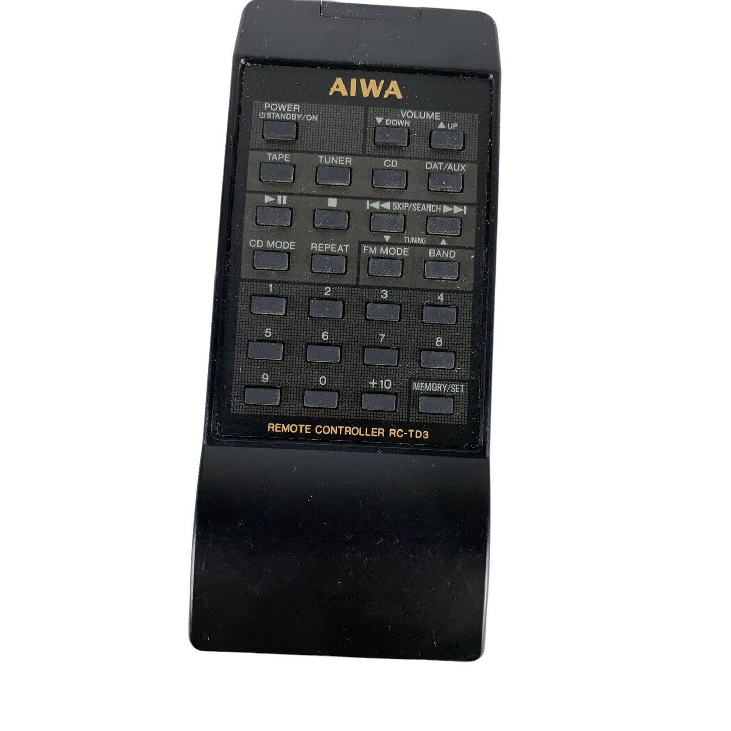 Aiwa RC-TD3 Audio System Original OEM Replacement Remote Control Tested Black