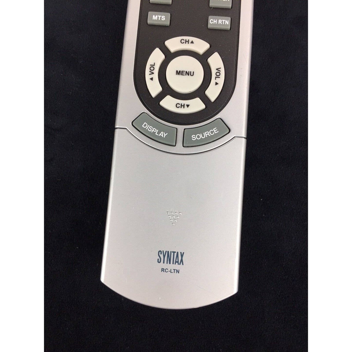 Syntax RC-LTN TV Television Replacement Remote Control Silver