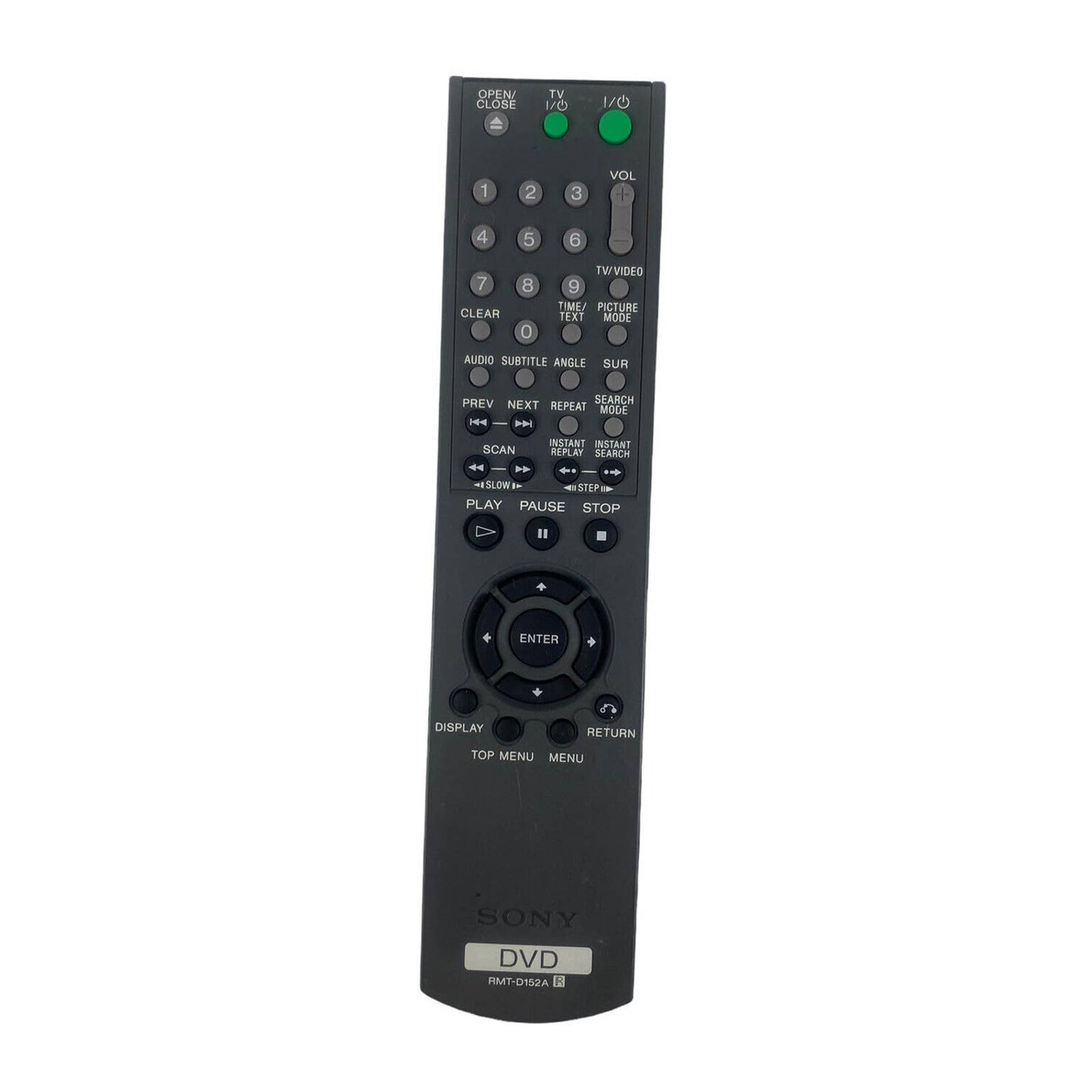 Sony RMT-D152A DVD Replacement Remote Control