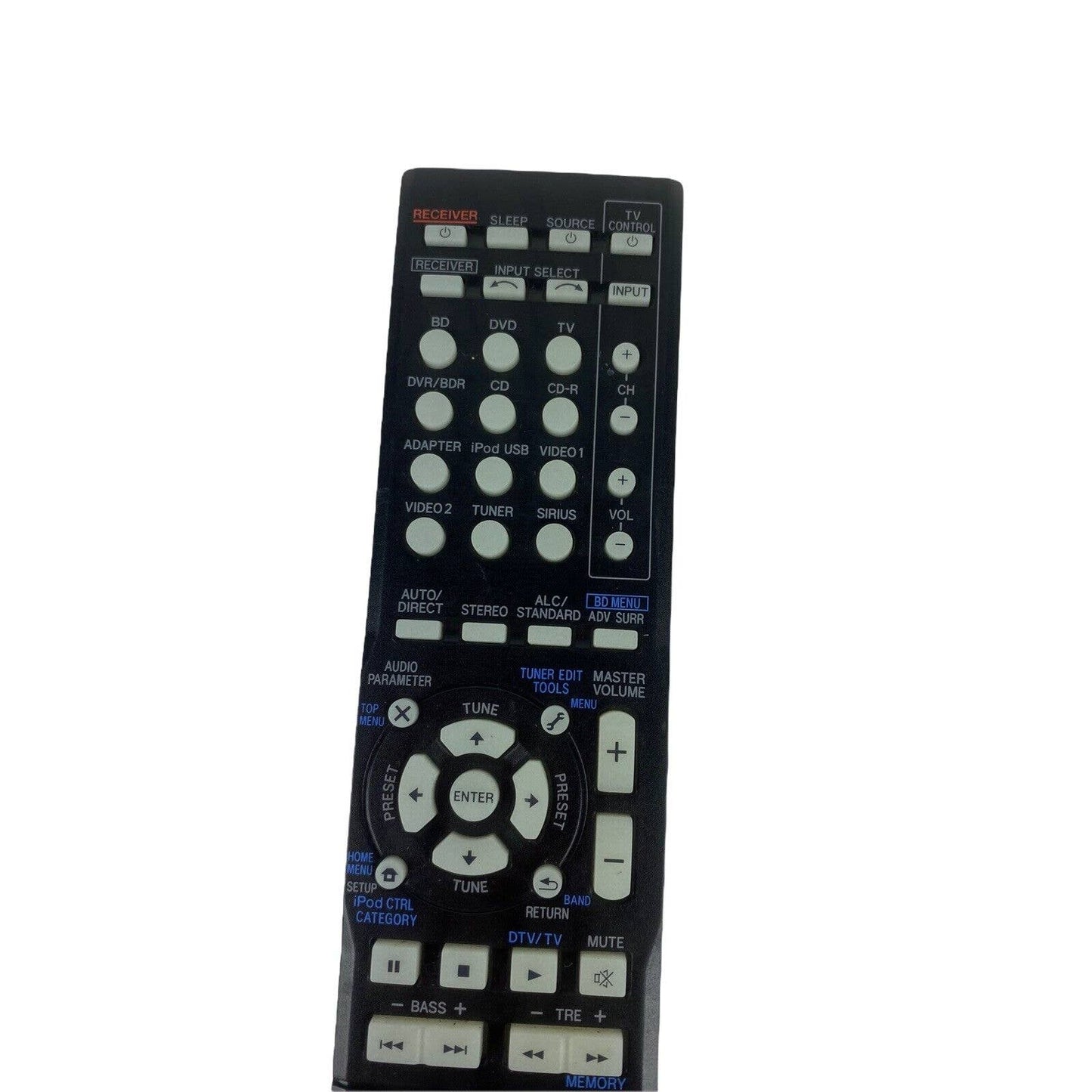 Pioneer AXD7624 Receiver Replacement Remote Control