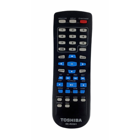 Toshiba SE-R0301 DVD Player Replacement Remote Control