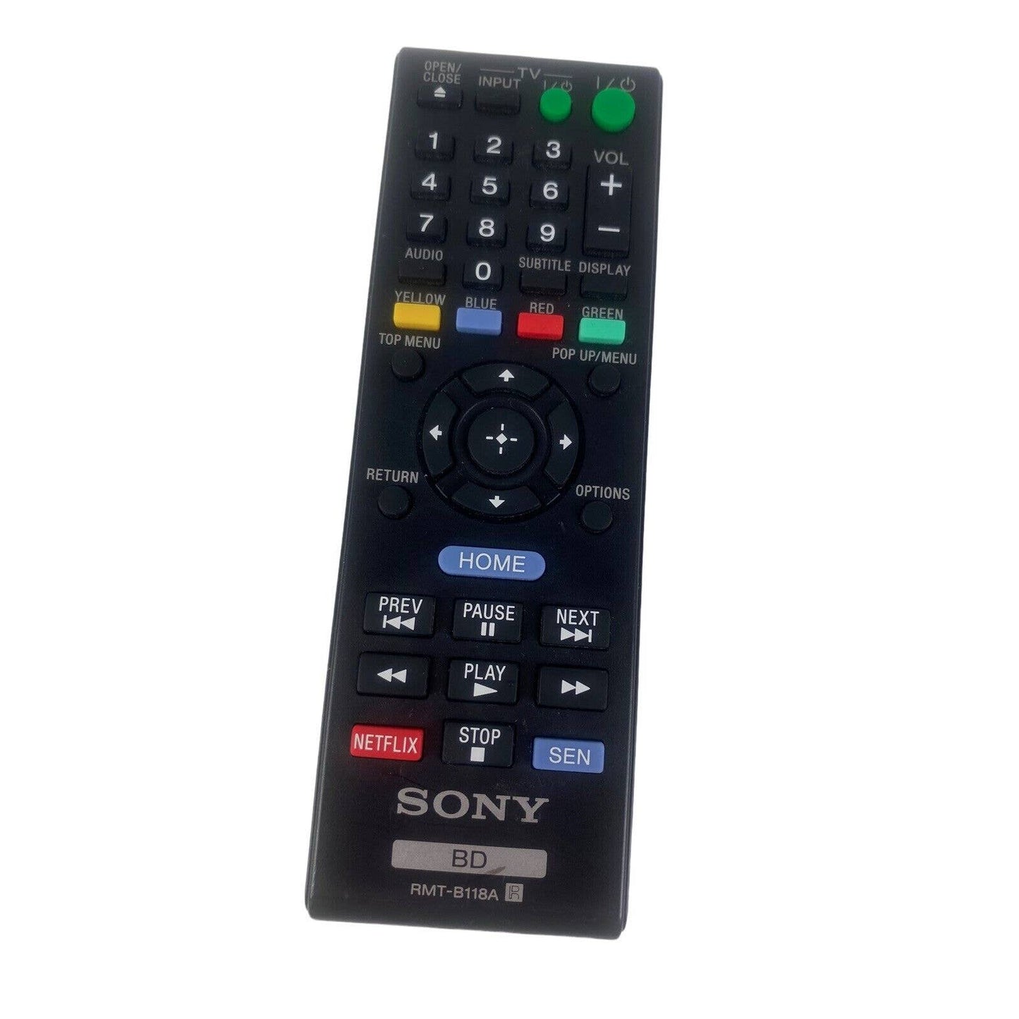 Sony RMT-B118A Blu-Ray Replacement Remote Control