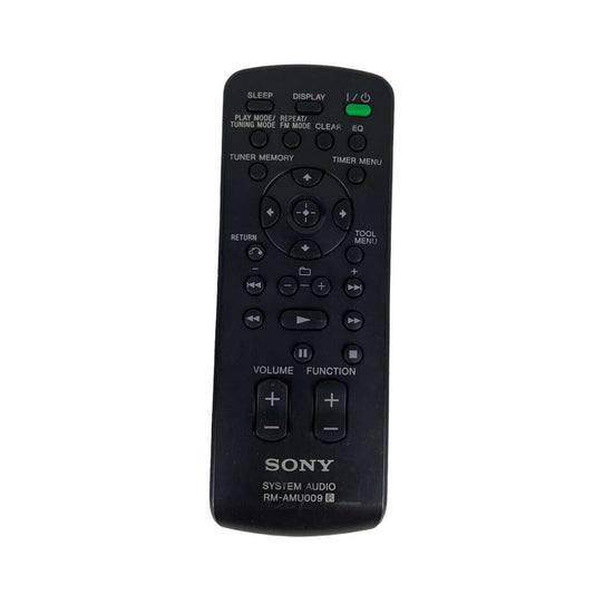 Sony RM-AMU009 OEM Original System Audio Replacement Remote Control Tested Black