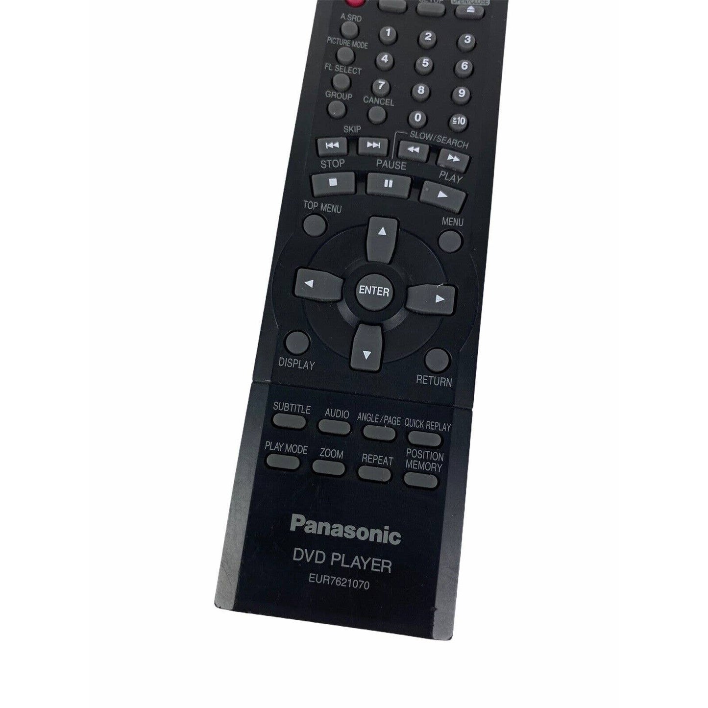 Panasonic EUR7621070 DVD Player Replacement Remote Control