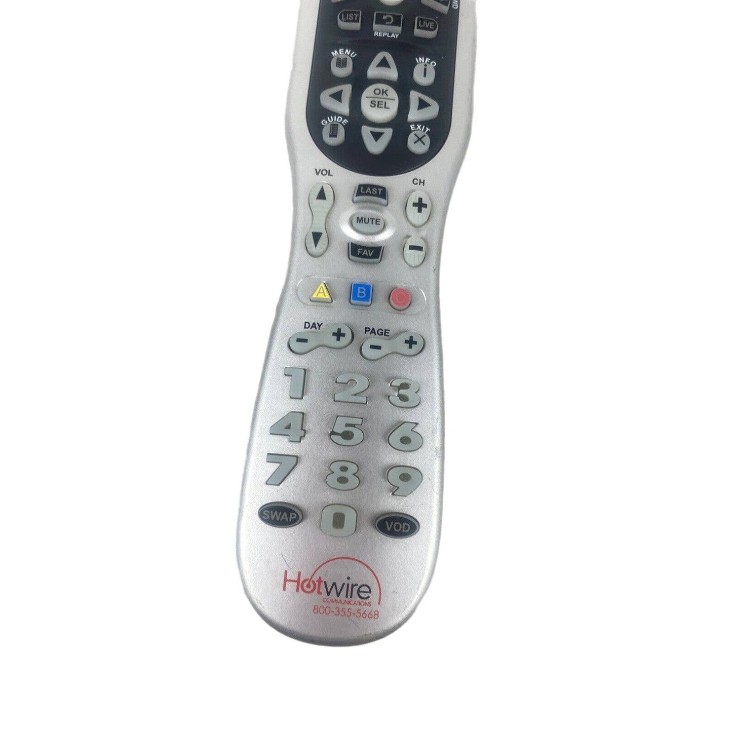 Hotwire Communications 1090BBC1 Cable TV Replacement Remote Control