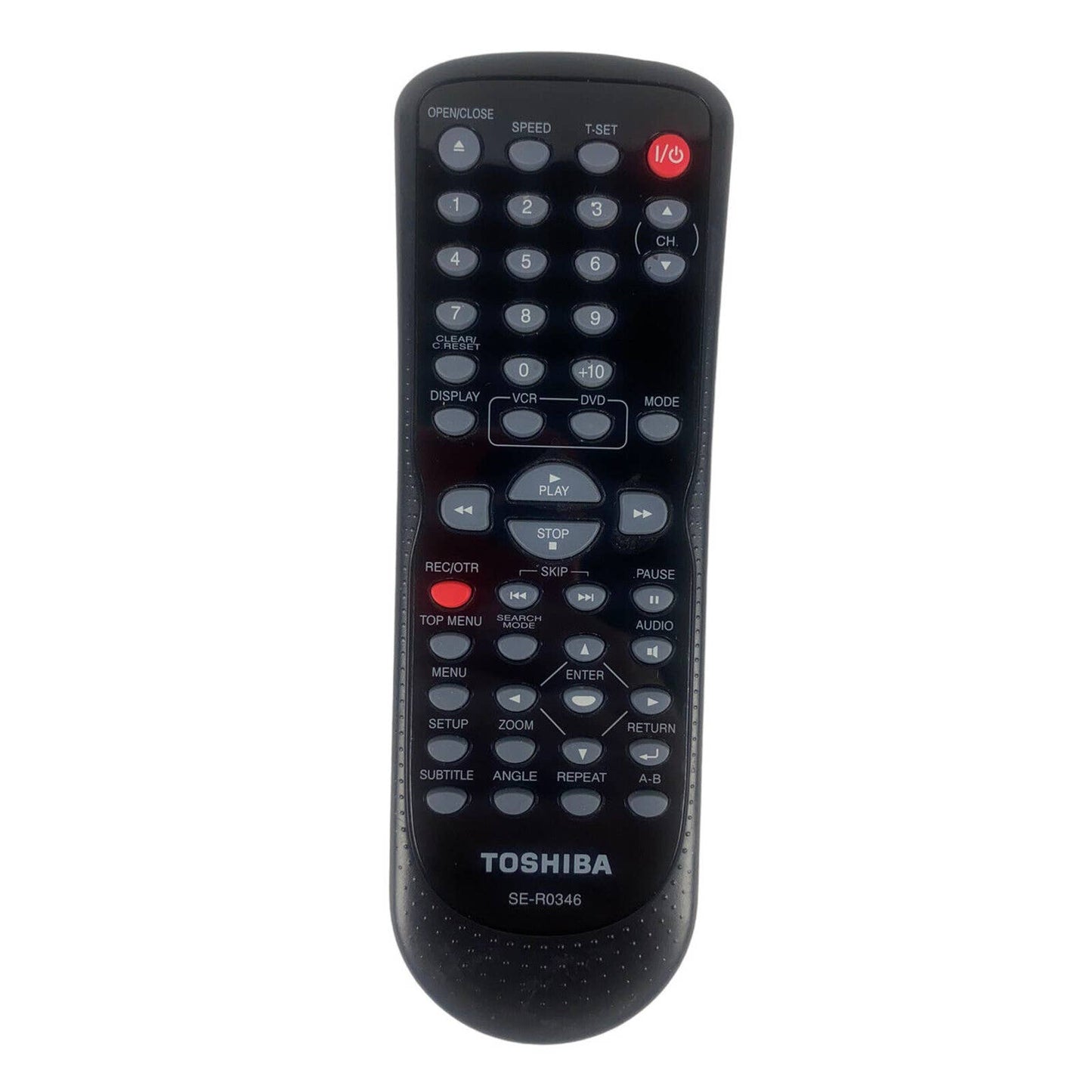 Toshiba SE-R0346 VCR DVD Combo Replacement Remote Control