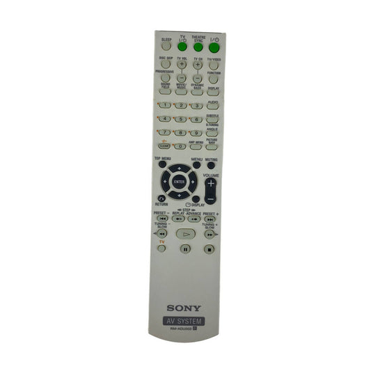 Sony RM-ADU003 AV System Replacement Remote Control