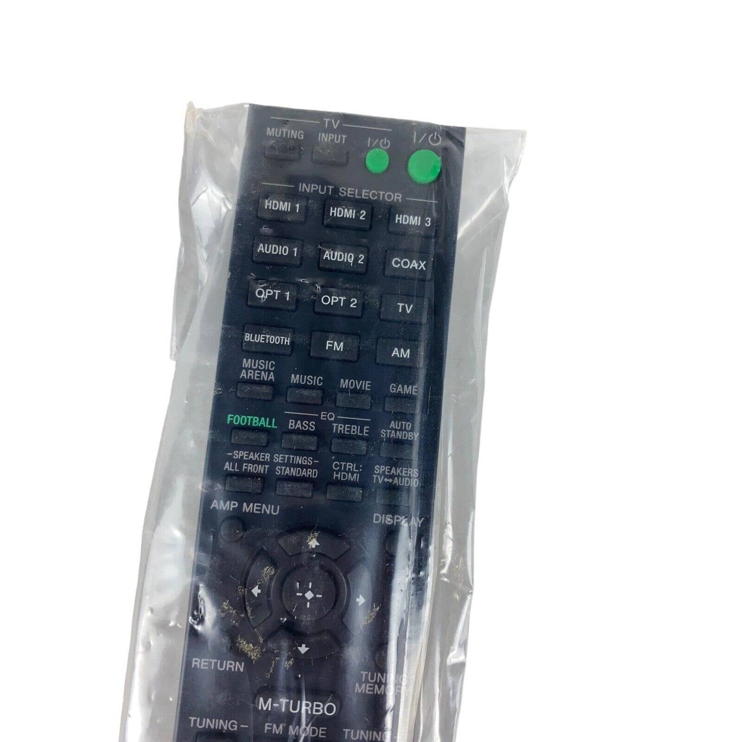 NEW Sony RM-AAU205 OEM Original AV System Replacement Remote Control Black