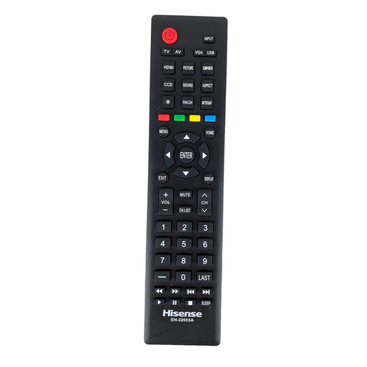 Hisense EN-22653A OEM Original TV Television Replacement Remote Control Black