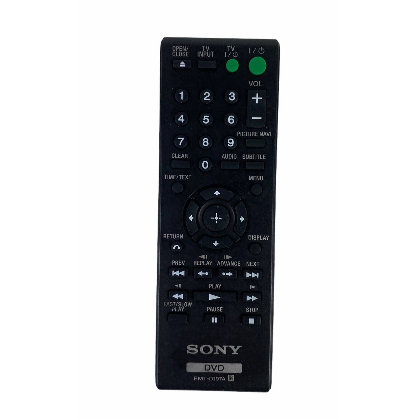 Sony RMT-D197A DVD Player Replacement Remote Control