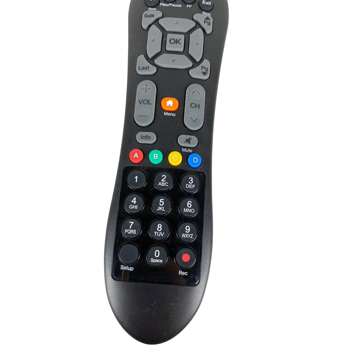 TX4CRB40A HD Set Top Box TV Replacement Remote Control Tested Black