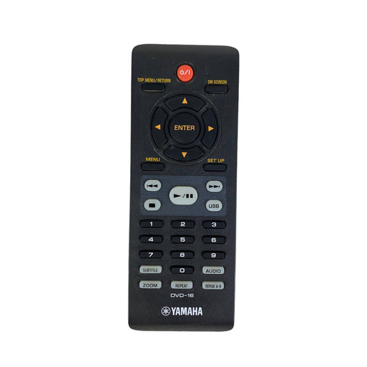 Yamaha DVD-16 OEM Original DVD Player Replacement Remote Control Tested Black