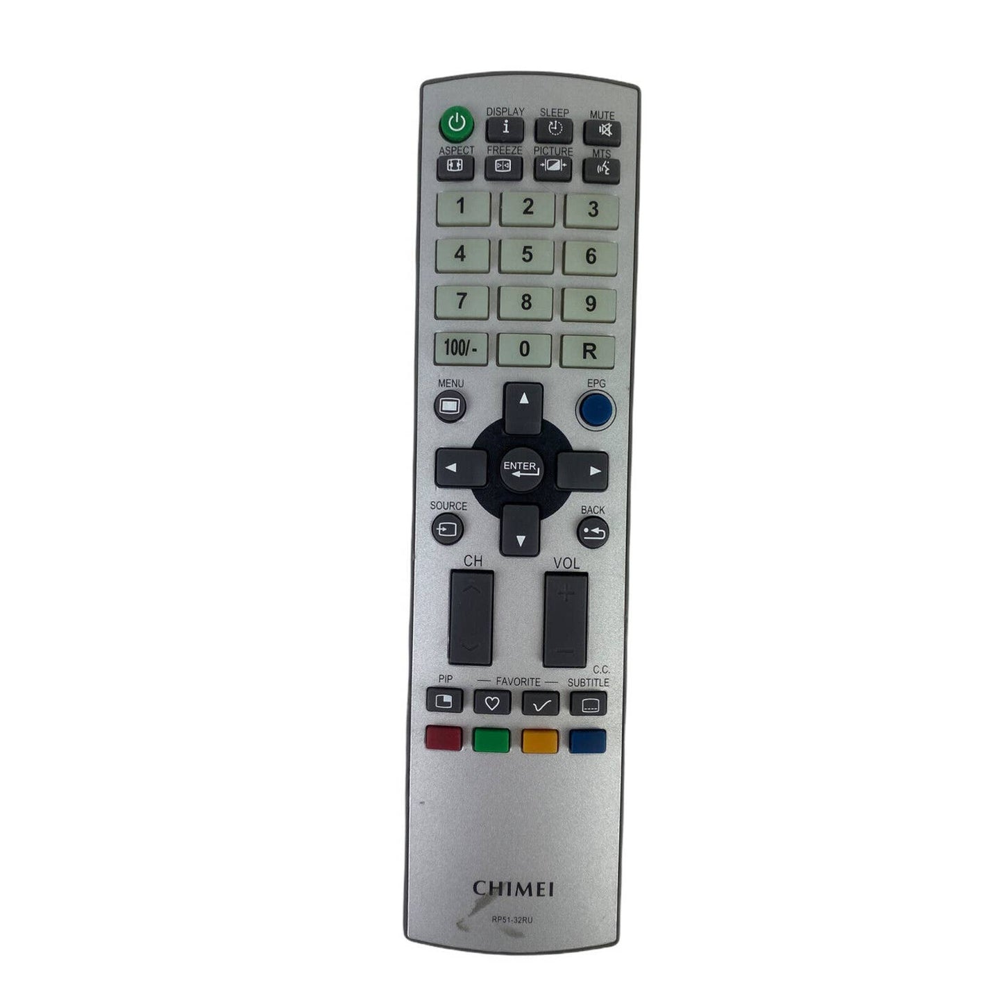 Chimei RP51-32RU TV Television Replacement Remote Control