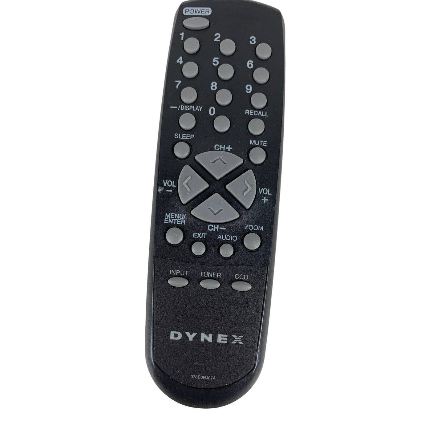 Dynex 076E0NJ07A TV Television Replacement Remote Control