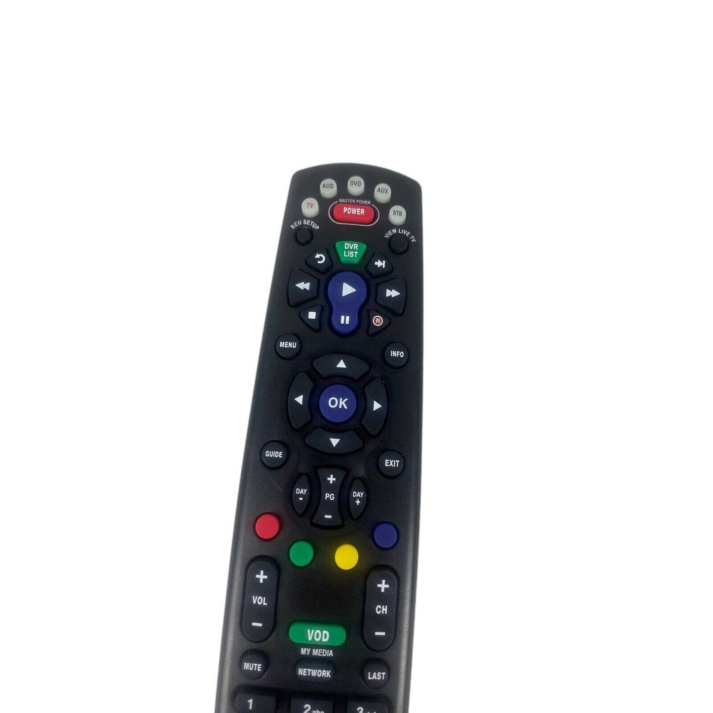 66950BA2-009-R TV AUX DVD STB Replacement Remote Control Tested Black