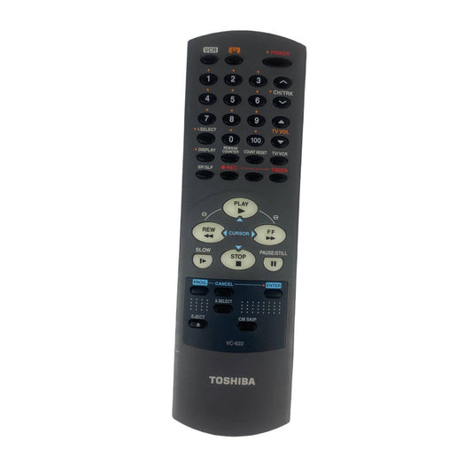 Toshiba VC-622 VCR TV Replacement Remote Control