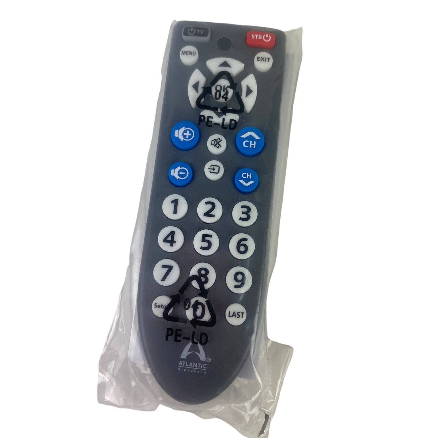 NEW Atlantic Broadband GDCT-HTL Cable TV Television Remote Control