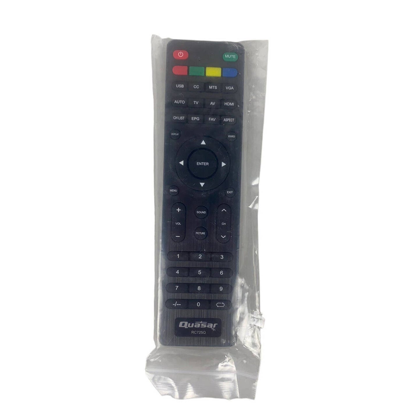 NEW Quasar RC725Q TV Television Replacement Remote Control