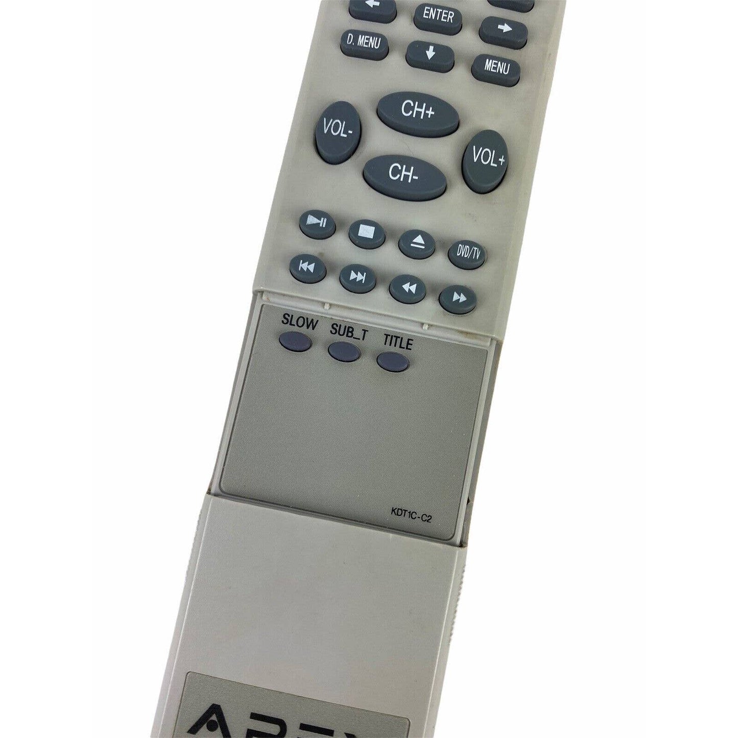 Apex KDT1C-C2 TV DVD Replacement Remote Control