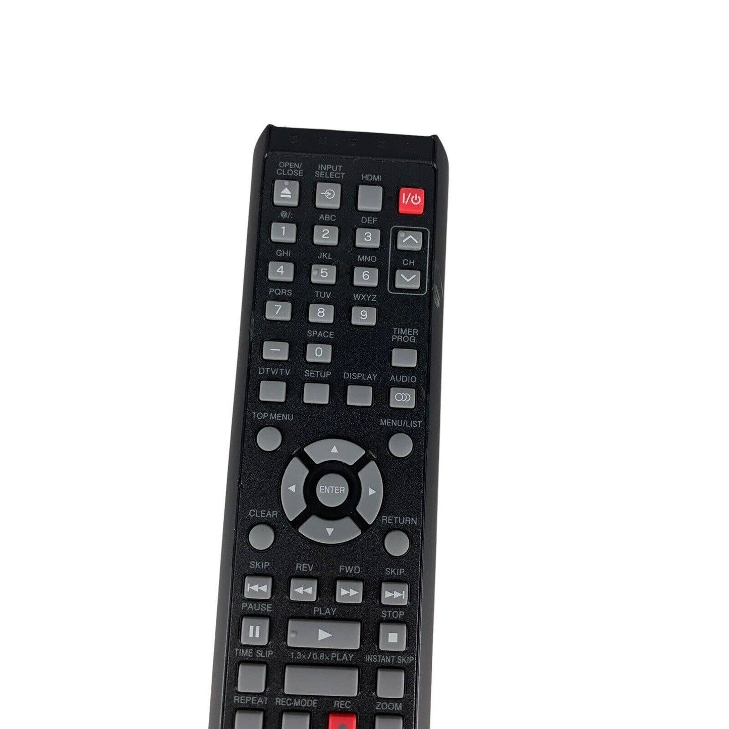 Toshiba SE-R0264 OEM Original DVD VCR Replacement Remote Control Black